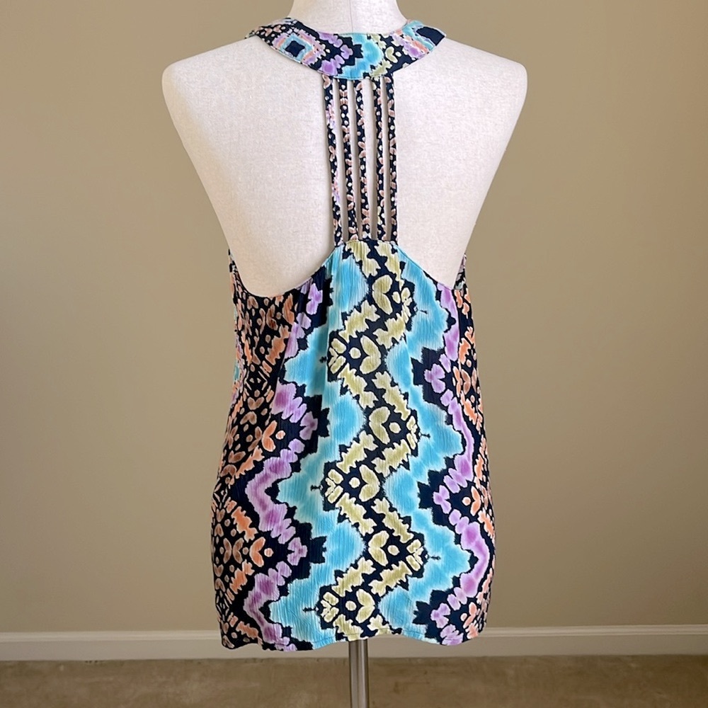 Aqua - T-back Halter Top - M